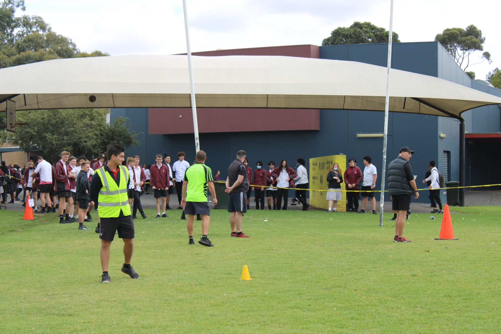 Longest Kick Competition Cranbourne Secondary College