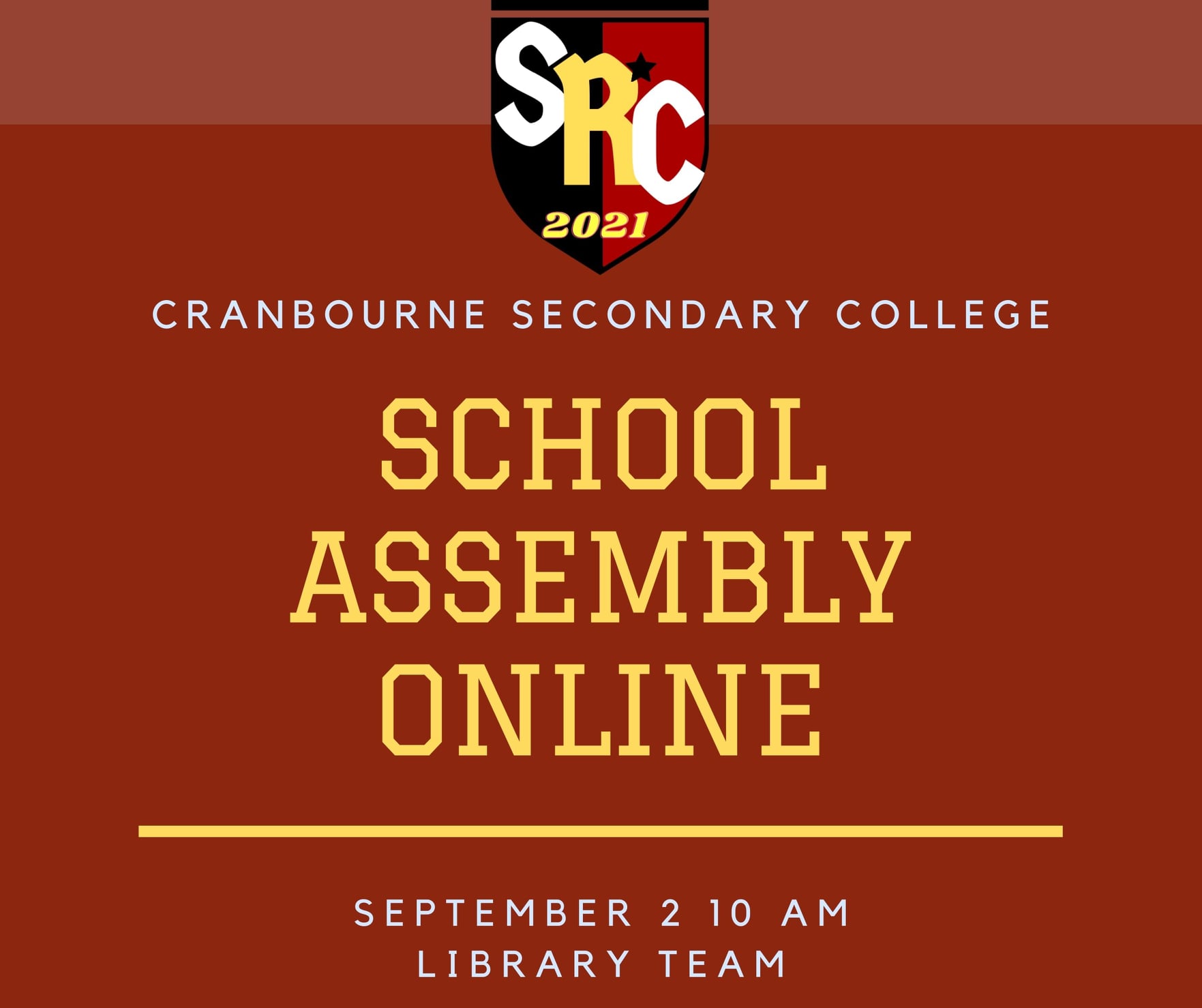 Whole School Assembly Cranbourne Secondary College