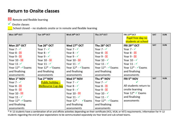 Student Free Day (no school)