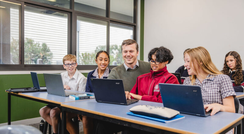 Students on Computer